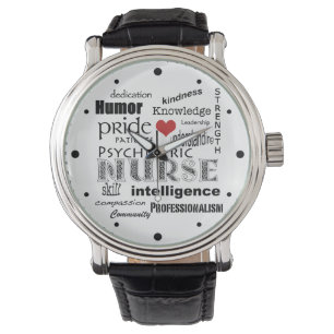 Psychiatrische Krankenschwester Armbanduhr