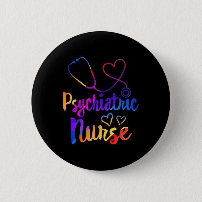 Psychiatrische Krankenschwester Woche RN Mental He Button (Vorderseite)
