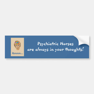 Psychiatrische Krankenschwestern sind immer in Autoaufkleber