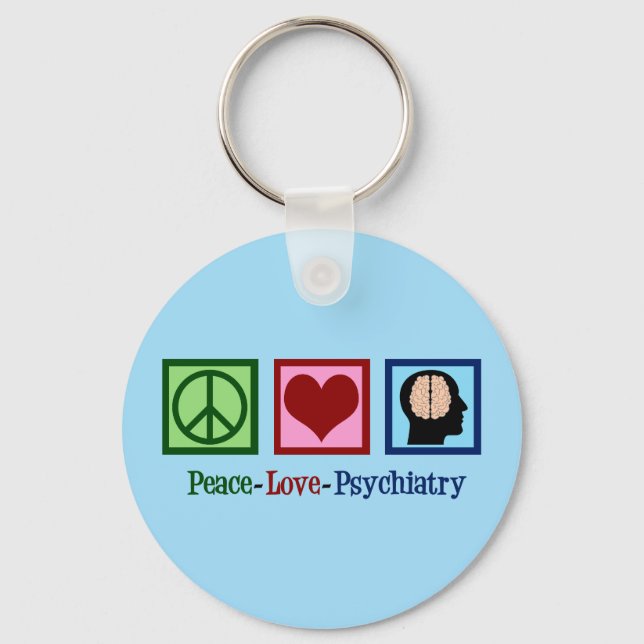 Psychiatrische Liebe Psychiatrie Schlüsselanhänger (Vorderseite)