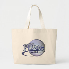 PSYCHIATRISCHE PSYCHIATRISTLOGO-ARZT JUMBO STOFFBEUTEL