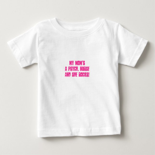 Psychiatrischer Krankenschwester-KindSpaß Baby T-shirt (Vorderseite)