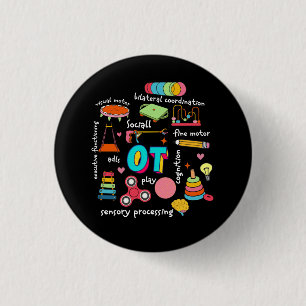Psychiatrischer Therapeut Button