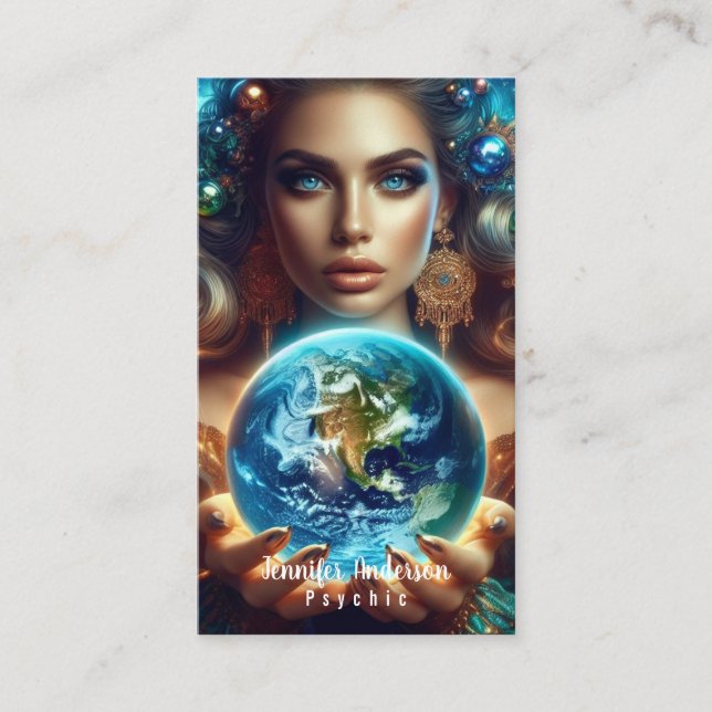Psychique Moyen Carte de visite (Devant)