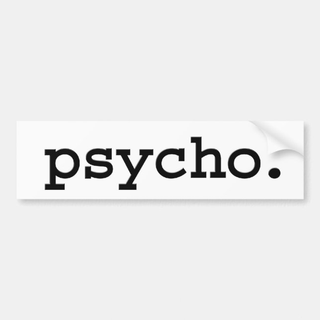 psychisch autoaufkleber (Vorne)