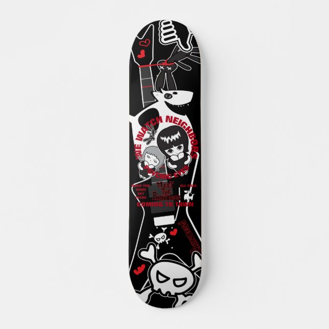 Psychische Augen Live Special Skateboard (Vorne)