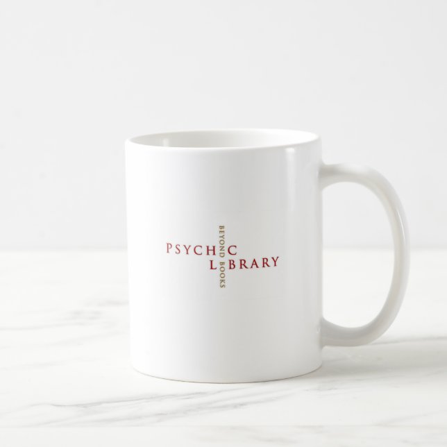Psychische Bibliotheks-Kaffee-Tasse Kaffeetasse (Rechts)