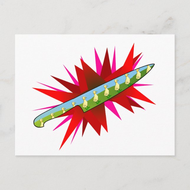 Psychische Ente Postkarte (Vorderseite)