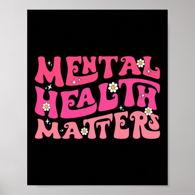 Psychische Fragen Psychologische Therapie Poster (Vorne)