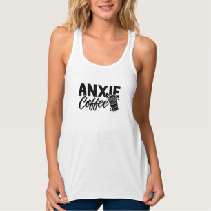 Psychische Gesundheit Anxie Kaffee Bewusstsein Ang Tank Top