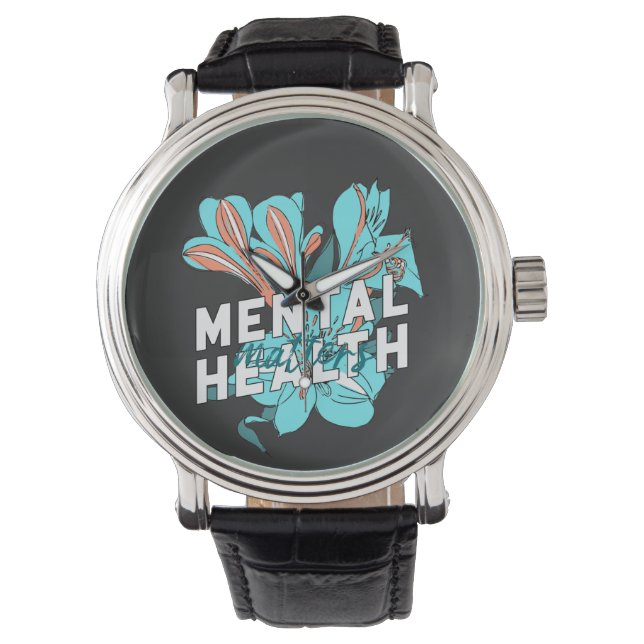 Psychische Gesundheit Armbanduhr (Vorderseite)