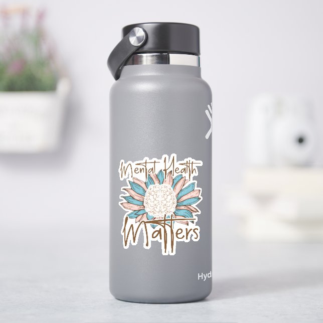 Psychische Gesundheit Aufkleber (HydroFlask)