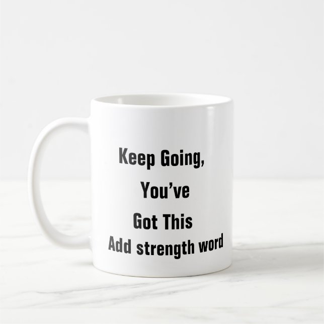 Psychische Gesundheit Behalte Sie dieses motiviere Kaffeetasse (Links)