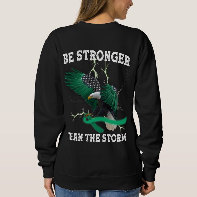 Psychische Gesundheit Bewusstsein Adler brechen da Sweatshirt (Rückseite)