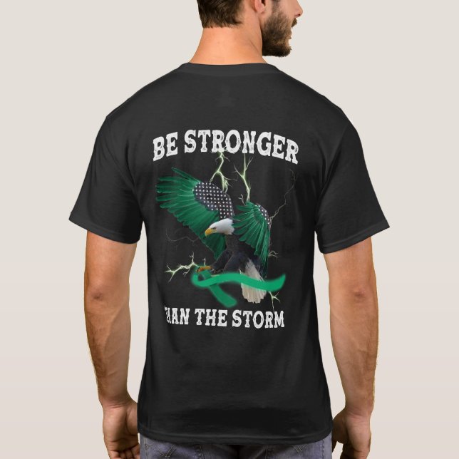 Psychische Gesundheit Bewusstsein Adler brechen da T-Shirt (Rückseite)