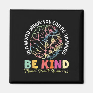 Psychische Gesundheit Bewusstsein Depression Suizi Magnet