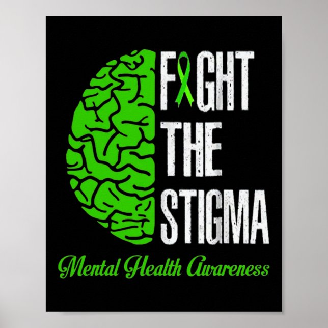 Psychische Gesundheit Bewusstsein für psychische G Poster (Vorne)