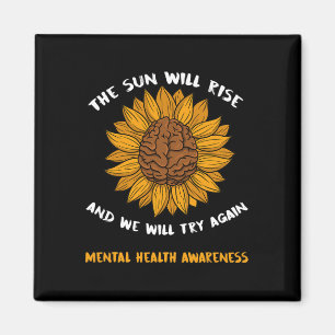 Psychische Gesundheit Bewusstsein gibt Depression Magnet