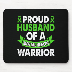 Psychische Gesundheit Bewusstsein Husbynd Krieger Mousepad