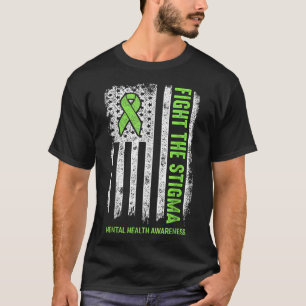 Psychische Gesundheit Bewusstsein Monat Kampf gege T-Shirt