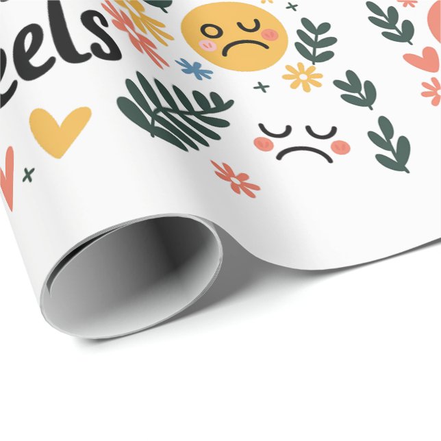 Psychische Gesundheit Bewusstsein seiner alleinige Geschenkpapier (Rolleneckpunkt)