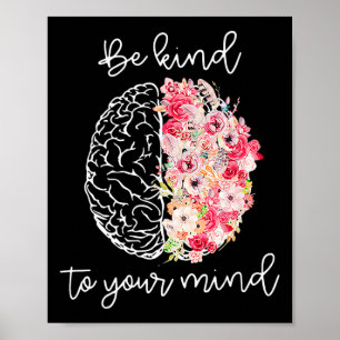 Psychische Gesundheit Bewusstsein Selbstfürsorge S Poster