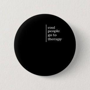 Psychische Gesundheit Coole Menschen gehen zu Ther Button