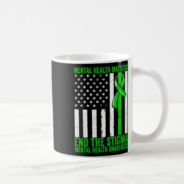 Psychische Gesundheit Das Bewusstsein für psychisc Kaffeetasse (Rechts)