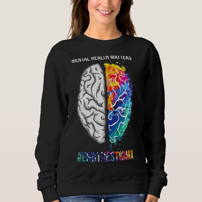 Psychische Gesundheit Fragen Sensibilisierung Mona Sweatshirt (Vorderseite)