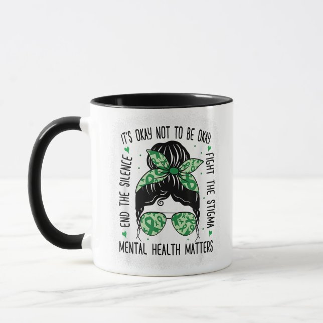 Psychische Gesundheit Fragen und Probleme der psyc Tasse (Links)
