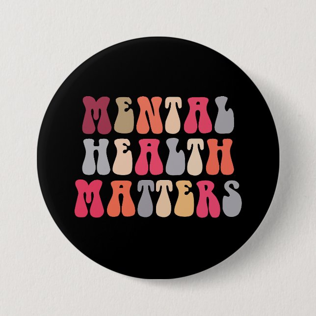 Psychische Gesundheit Frauen Therapieautismus Button (Vorderseite)