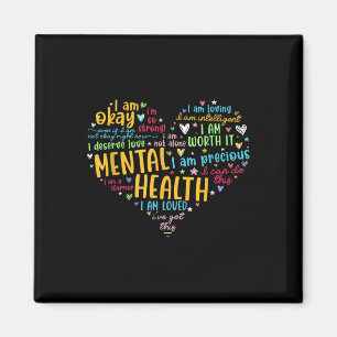 Psychische Gesundheit Funny Retro Psychische Gesun Magnet