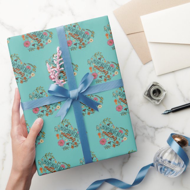 Psychische Gesundheit Geschenkpapier (Schenken)