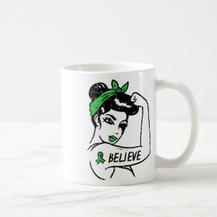 Psychische Gesundheit glauben, dass Frauen sich ni Kaffeetasse