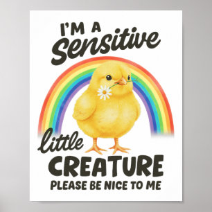 Psychische Gesundheit Huhn Angst Ich Bin Ein Sensi Poster