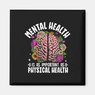 Psychische Gesundheit ist genauso wichtig wie körp Magnet