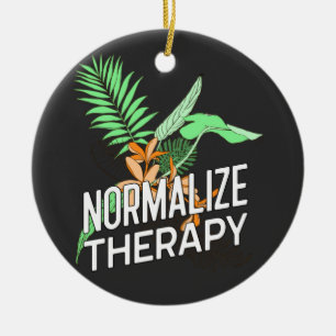 Psychische Gesundheit ist wichtig Keramik Ornament