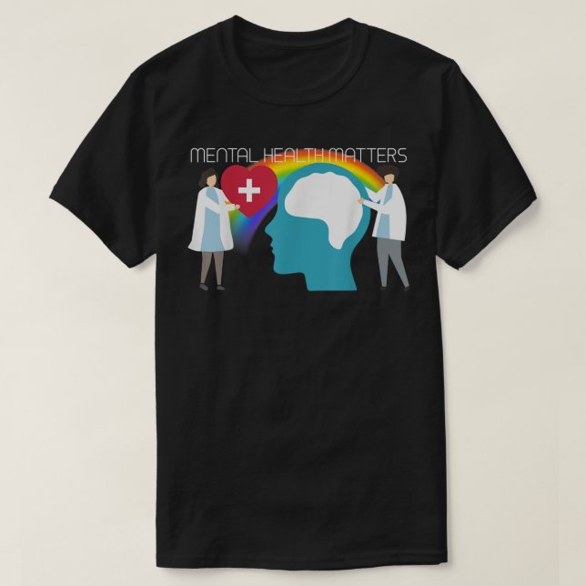 Psychische Gesundheit Lgbtq4506 2010 T-Shirt (Design vorne)