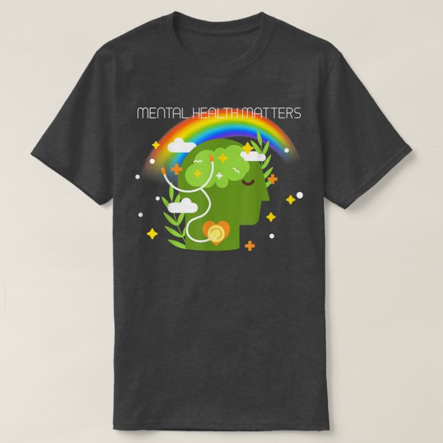 Psychische Gesundheit Lgbtq 4523 2027 T-Shirt (Design vorne)