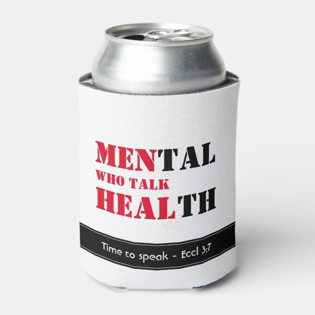 Psychische Gesundheit MÄNNER, DIE GESUNDHEITLICHE, Dosenkühler (Kanne Vorderseite)