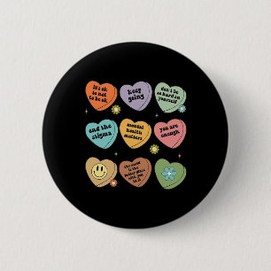 Psychische Gesundheit Materie Blumengehirn Grafisc Button