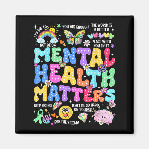 Psychische Gesundheit menschliches Gehirn Krankhei Magnet