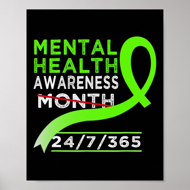 Psychische Gesundheit Monat Mai Kampf gegen die ST Poster (Vorne)