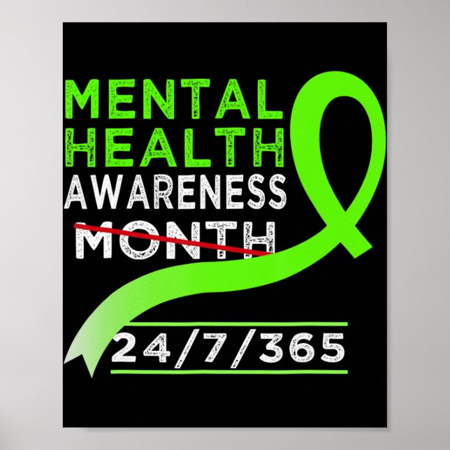 Psychische Gesundheit Monat Mai Kampf gegen die ST Poster (Vorne)