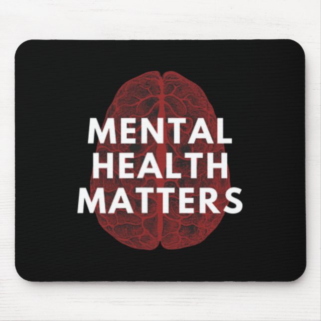 Psychische Gesundheit Mousepad (Vorne)