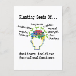 Psychische Gesundheit Postkarte