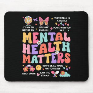 Psychische Gesundheit Problem Autismus Aufklärung  Mousepad