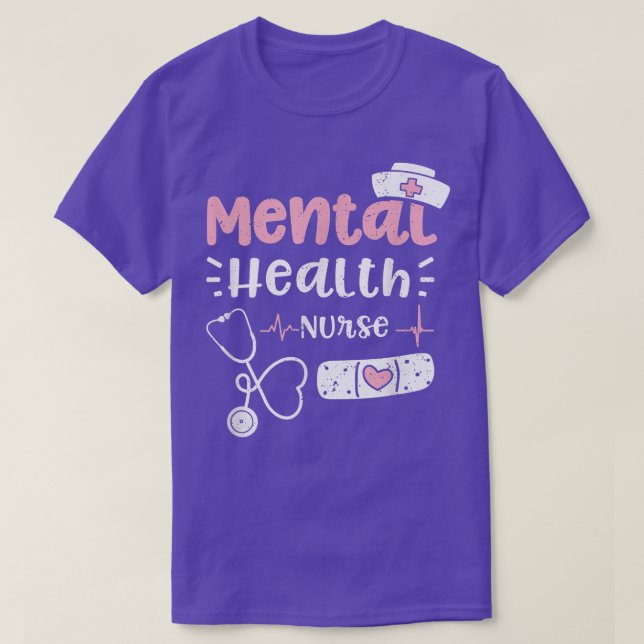 Psychische Gesundheit Psychische Krankenversorgung T-Shirt (Design vorne)