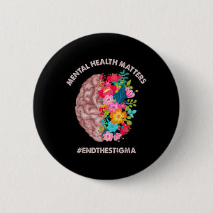 Psychische Gesundheit S Bewusstsein Monat Shirt En Button