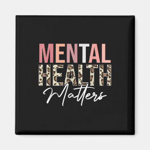 Psychische Gesundheit S Leopard Human Mental Healt Magnet